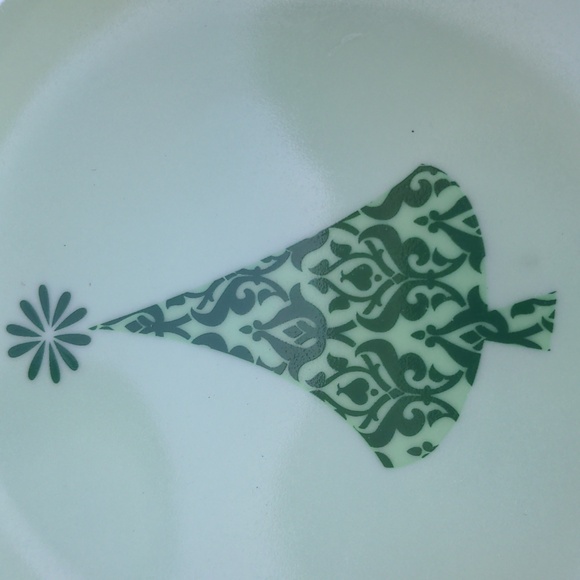 Boston Warehouse Green Porcelain Plates Set - Picture 5 of 7